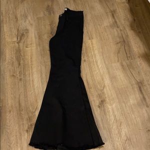 Black Flare leg stretch jeans